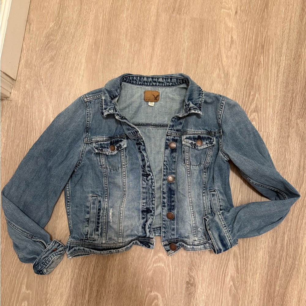 American Eagle Outfitters Denim Blue Jacket
